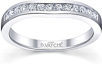 Vatche  Fitted Channel Set Wedding Band