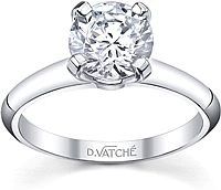 Vatche Four Prong Diamond Engagement Ring