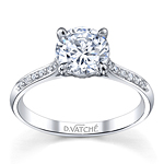 Vatche Pave Diamond Engagement Ring