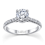 Vatche Pave Diamond Engagement Ring