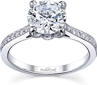 Vatche Pave Set Diamond Engagement Ring