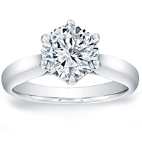 Vatche Royal Crown Solitaire Engagement Ring