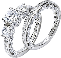 Verragio Diamond Engagement Ring with Pave Detail