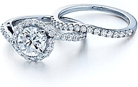Verragio Diamond Halo Engagement Ring