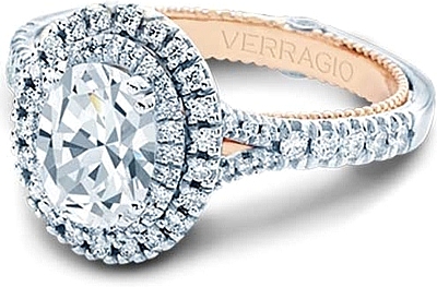 Emerald cut engagement rings verragio