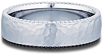 Verragio Hammered Men's Wedding Band