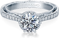 Verragio Pave Diamond Engagement Ring