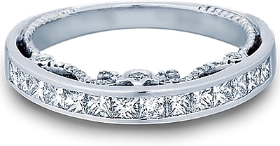 Verragio Princess Channel Set Diamond Wedding Band Ins 7064pw View Photos