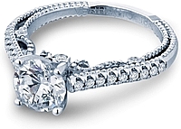 Verragio Round Brilliant cut Diamond Engagement Ring
