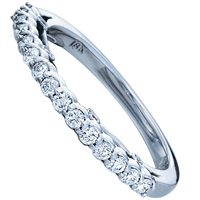 Verragio Round Brilliant Diamond Wedding Band