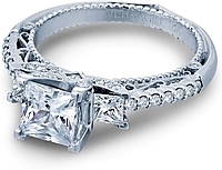 Verragio Three Stone Diamond Engagement Ring