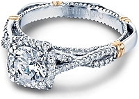 Verragio Twist Shank Diamond Engagement Ring