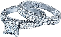Verragio Venetian Collection Pave Diamond Engagement Ring