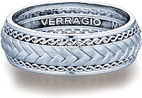 Verragio Woven Men's Wedding Band
