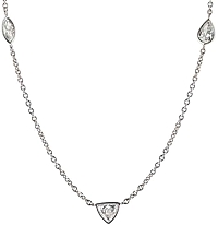 14k White Gold 18" Diamonds by the Yard