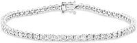 14k White Gold Diamond Tennis Bracelet- 1.00ctw