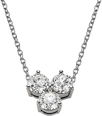 3 – Line Diamond Necklace – GoldSmiths