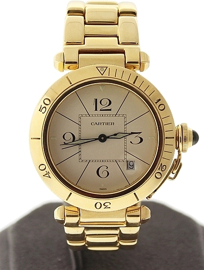 cartier pasha 38mm gold