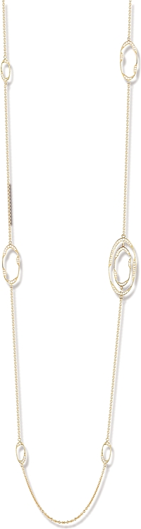 18k Yellow Gold Diamond Necklace- 1.49tcw