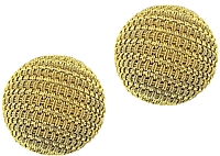 18k Yellow Gold Estate Mesh Earrings