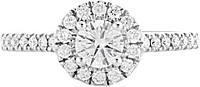 .32ct G-H/SI2 Round Brilliant Cut Diamond Engagement Ring