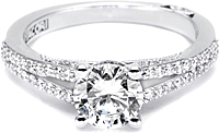 .50ct Round Brilliant GIA G/SI1 Tacori Engagement Ring