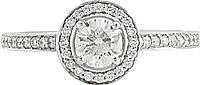 .53ct GIA J/SI1 Round Brilliant cut Diamond Engagement Ring 