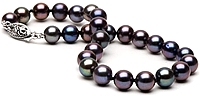 6.0-7.0mm Black Freshwater Pearl Bracelet