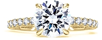 A.Jaffe Pave Diamond Engagement Ring Setting