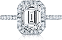 A.Jaffe Pave Diamond Engagement Ring Setting