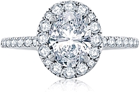 A.Jaffe Pave Diamond Engagement Ring Setting