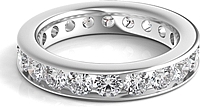 Channel Set Round Brilliant Cut Diamond Eternity Ring 2.00ct tw