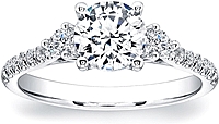 Coast Diamond 3-Stone Diamond Engagement Ring