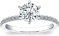 Coast Diamond 6 Prong Diamond Engagement Ring