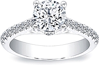 Coast Diamond Pave Diamond Engagement Ring