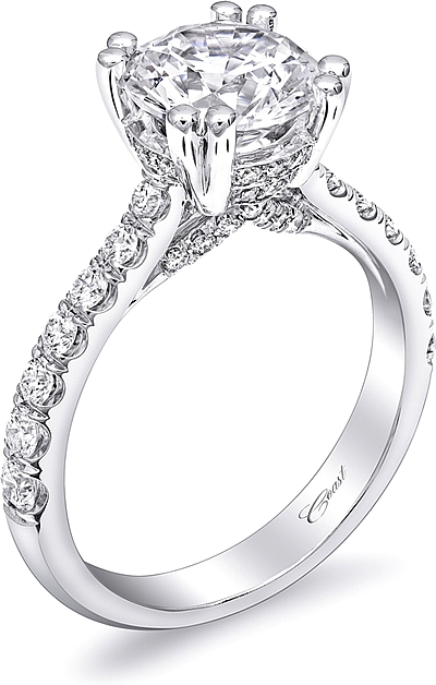 Pave diamond halo setting store