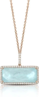 Doves Ocean Mist Diamond Pendant