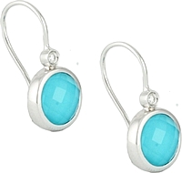Doves St. Barths Blue & Diamond Earrings