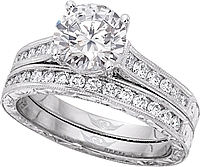 Verragio Channel Set Diamond Engagement Ring AFN-5037P