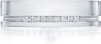 Gents 6mm Diamond Wedding Band