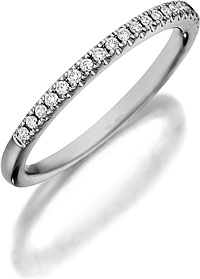 Henri Daussi Pave Diamond Band