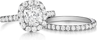 Shown with the Henri Duassi engagement ring #AMKL; Sold separately.