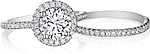 Shown with the matching wedding band #WBPLX, sold separately.