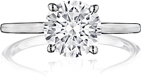 Henri Daussi Solitaire Engagement Ring