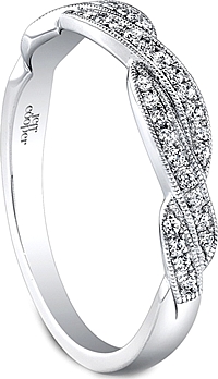 Jeff Cooper Braided Diamond Wedding Band