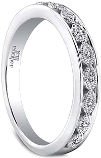 Jeff Cooper 'Larissa' Diamond Wedding Band