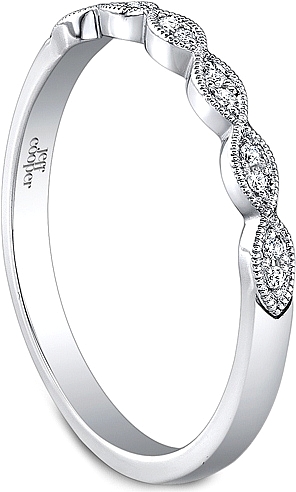marquise cut diamond wedding band