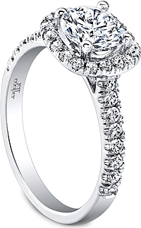 Jeff Cooper Pave Diamond Engagement Ring