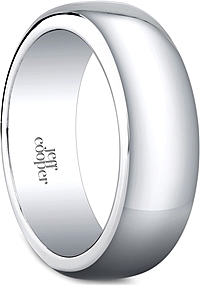 Jeff Cooper Plain Wedding Band-8mm