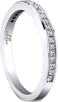 Jeff Cooper Princess Diamond Wedding Band